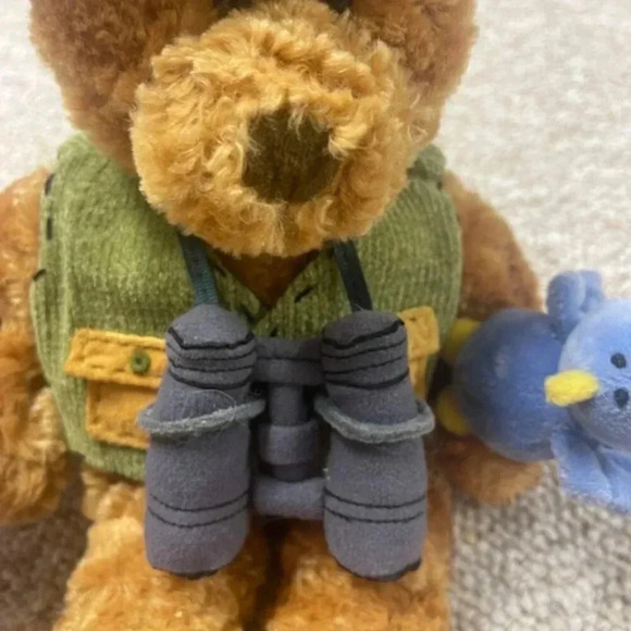 Gotta Getta GUND "Bart" Bear Plush #14187 Bird Watcher with tags - Picture 5 of 7
